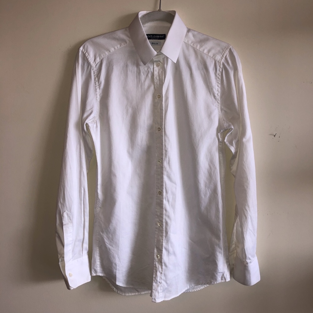 Dolce and Gabbana Gold Fit Dress Shirt